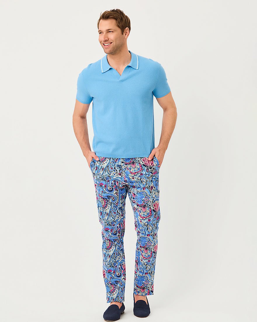 Lilly Pulitzer - Mens Stuff Devonn Sweater - Baltic Sea