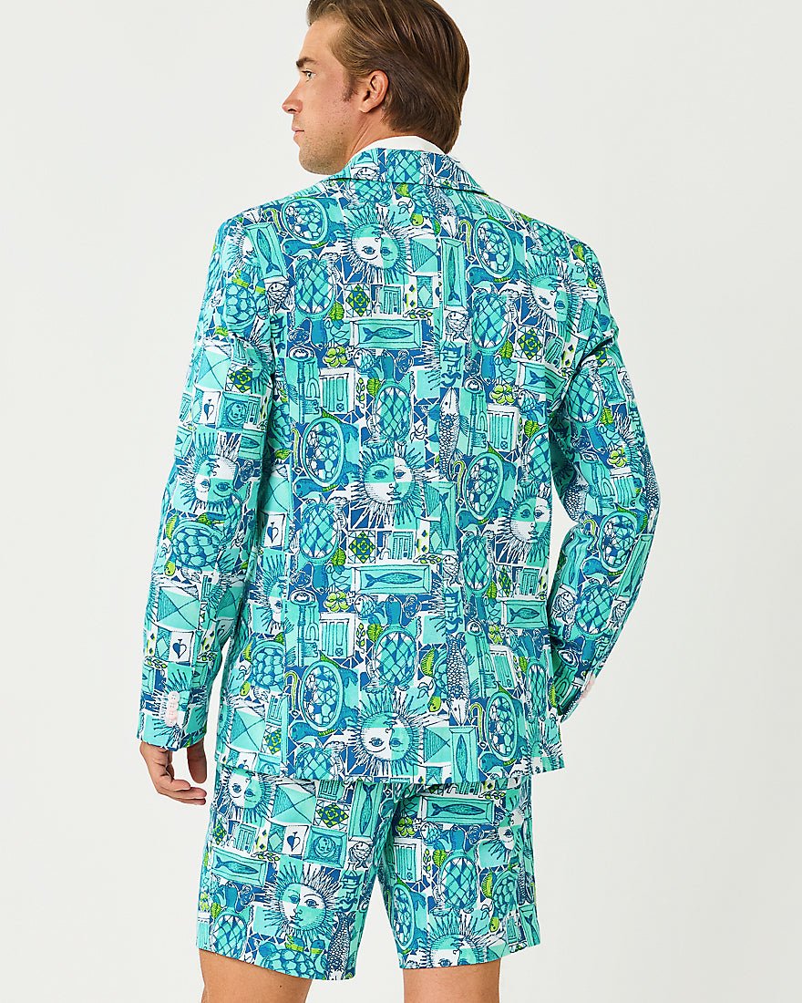 Lilly Pulitzer - Mens Stuff Flagler Blazer - Mint Condition Harlillyquin