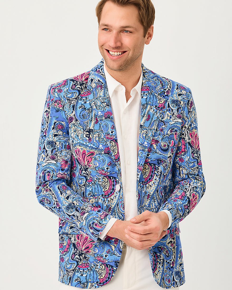 Lilly Pulitzer - Mens Stuff Flagler Blazer - Multi Paisley Parade