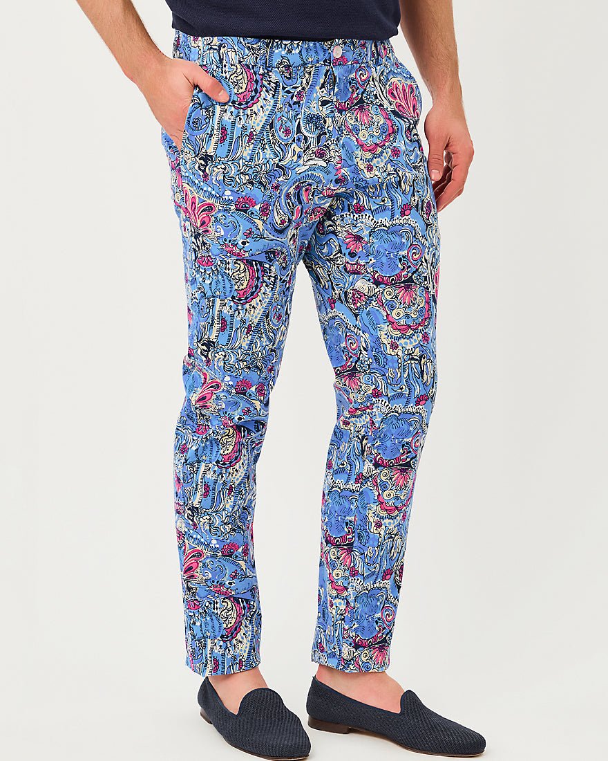 Lilly Pulitzer - Mens Stuff Mizner Stretch Pant - Multi Paisley Parade
