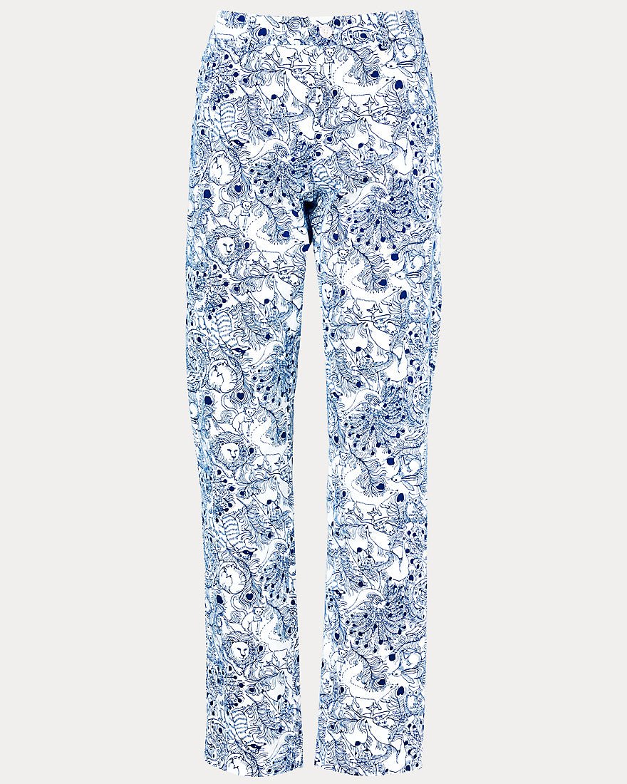 Lilly Pulitzer - Mens Stuff Mizner Stretch Pant - Starlight Navy Zoology