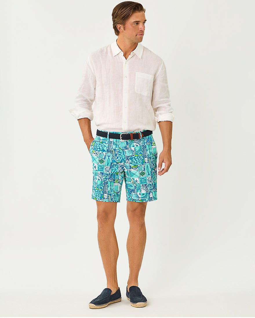 Lilly Pulitzer - Mens Stuff Volk Stretch Short - Mint Condition Harlillyquin