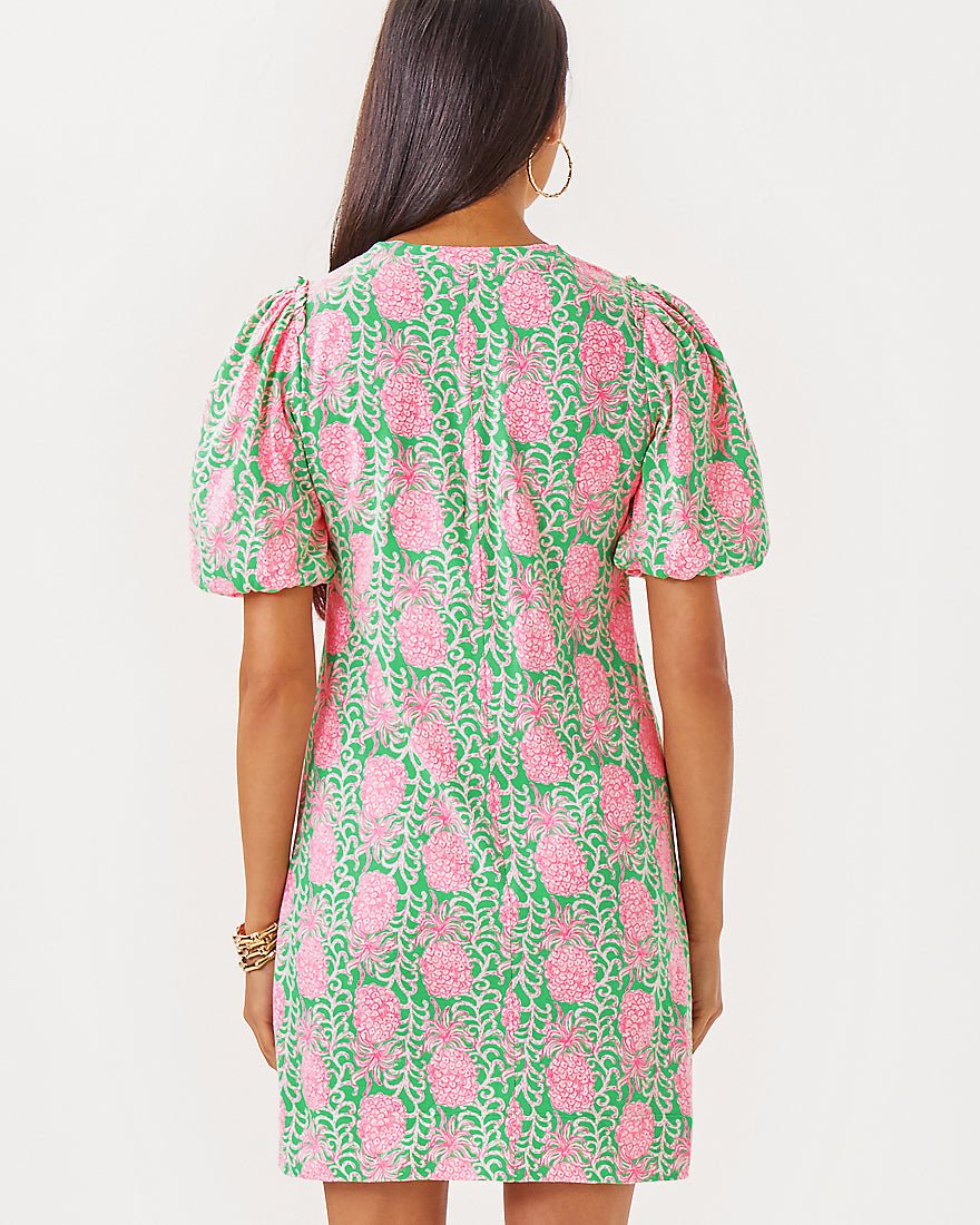 Lilly Pulitzer - Mercer Dress - Fauna Green Party Like A Pineapple