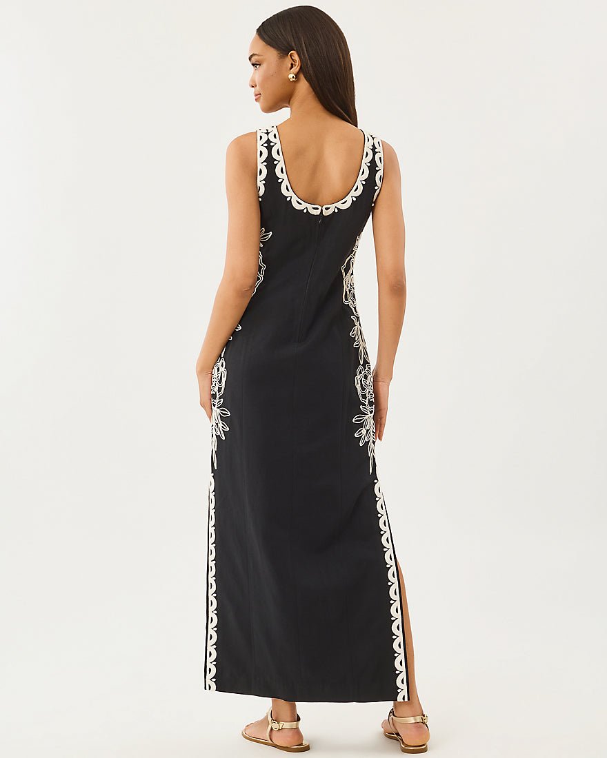 Lilly Pulitzer - Messina Maxi Shift Dress - Noir