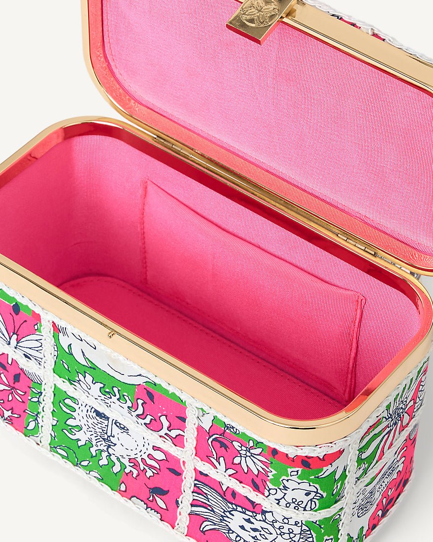 Lilly Pulitzer - Millie Top Handle Bag - Cherry Blossom Pink Lil Chicken Check