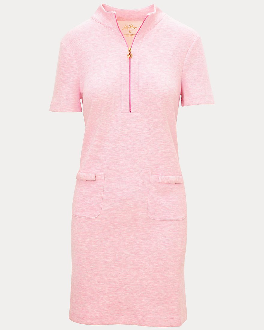 Lilly Pulitzer - Mirima Dress Upf 50 Plus - Heathered Conch Shell Pink
