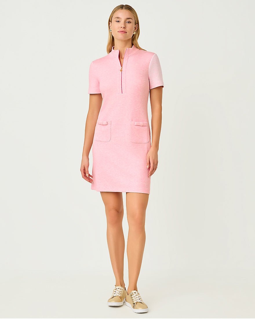 Lilly Pulitzer - Mirima Dress Upf 50 Plus - Heathered Conch Shell Pink