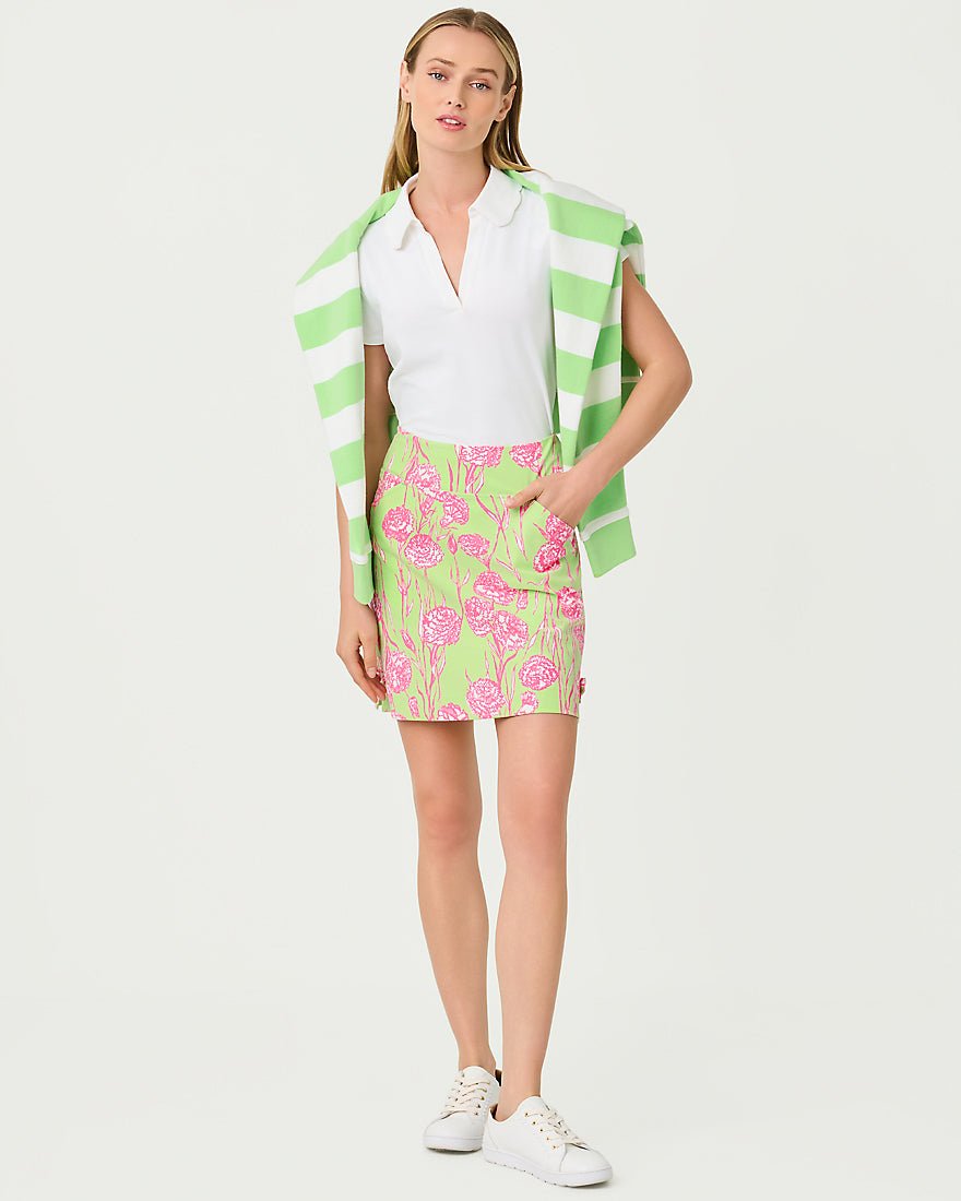 Lilly Pulitzer - Monica Bow Skort Upf 50 Plus - Pistachio Macaron Alina