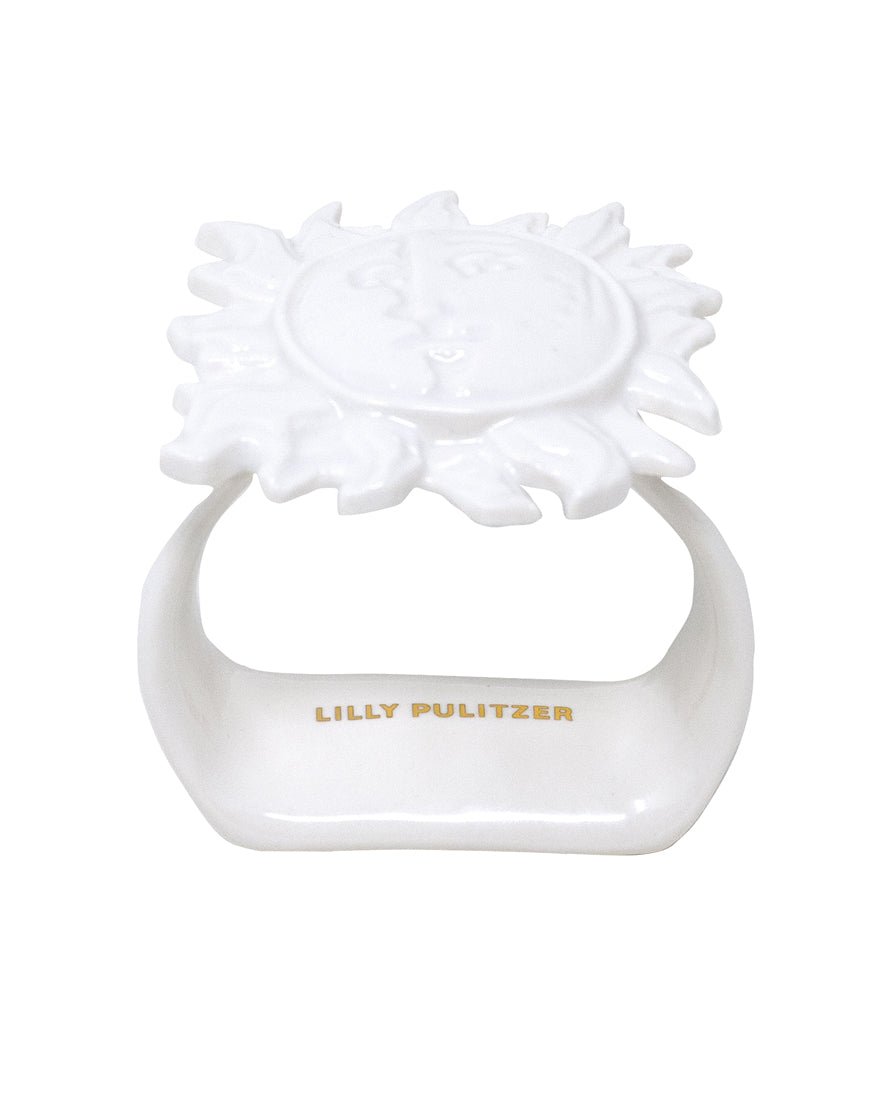 Lilly Pulitzer - Napkin Ring Set - Sun Tiles Home