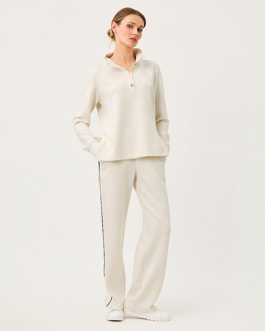 Lilly Pulitzer - Nassau Lounge Pant Upf 50 Plus - Heathered Coconut