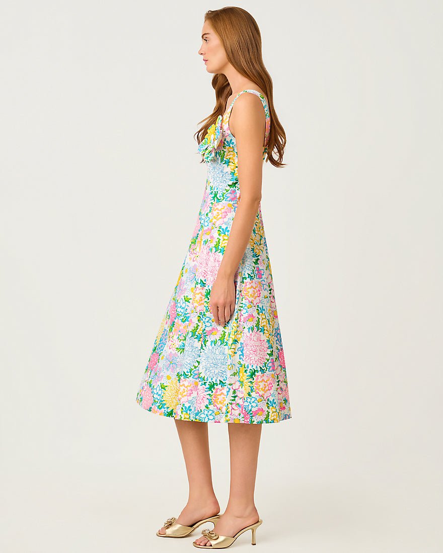 Lilly Pulitzer - Nelly Stretch Midi Dress - Multi Lilly Garden