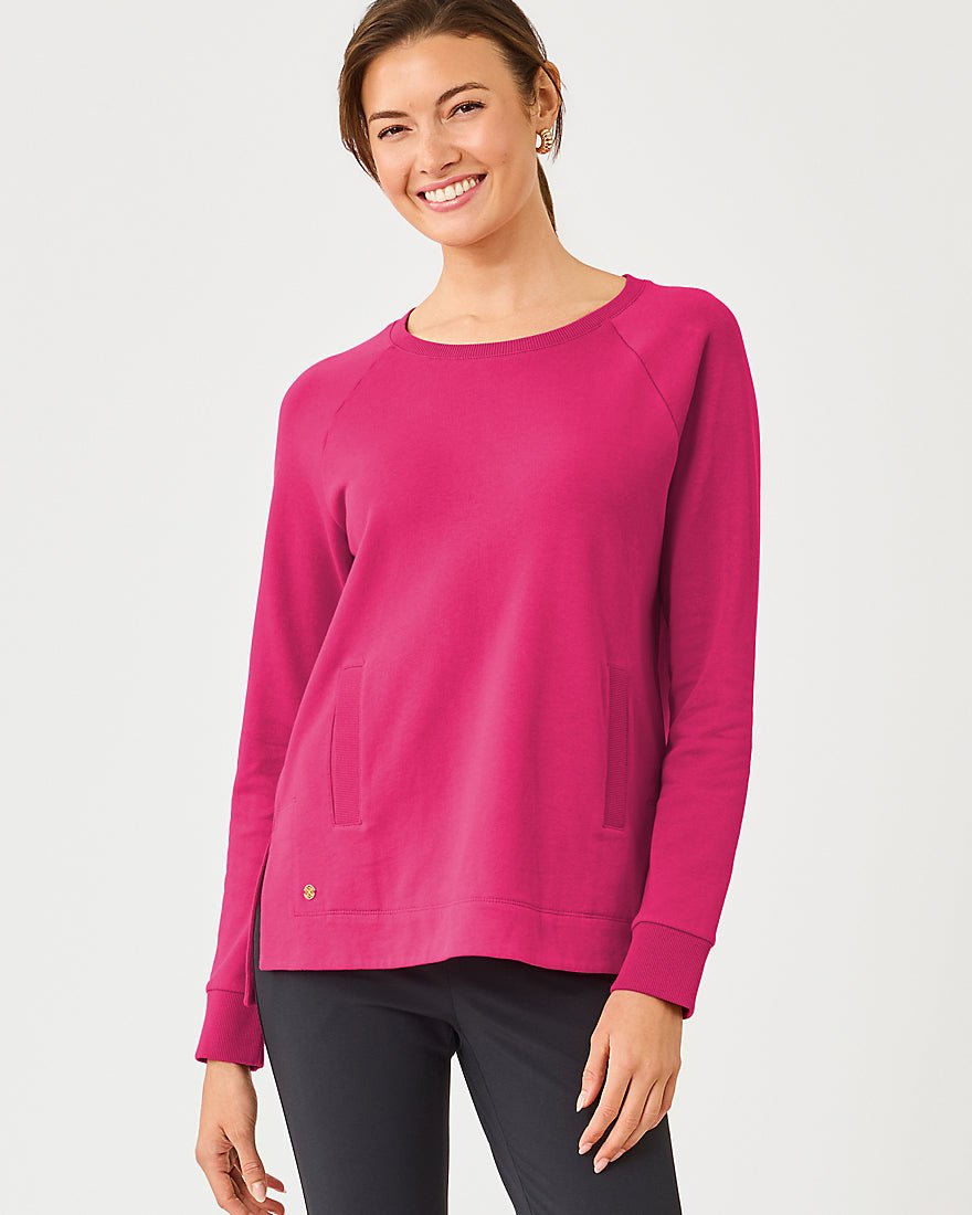 Lilly Pulitzer - New Beach Comber Pullover - Berry Bouquet