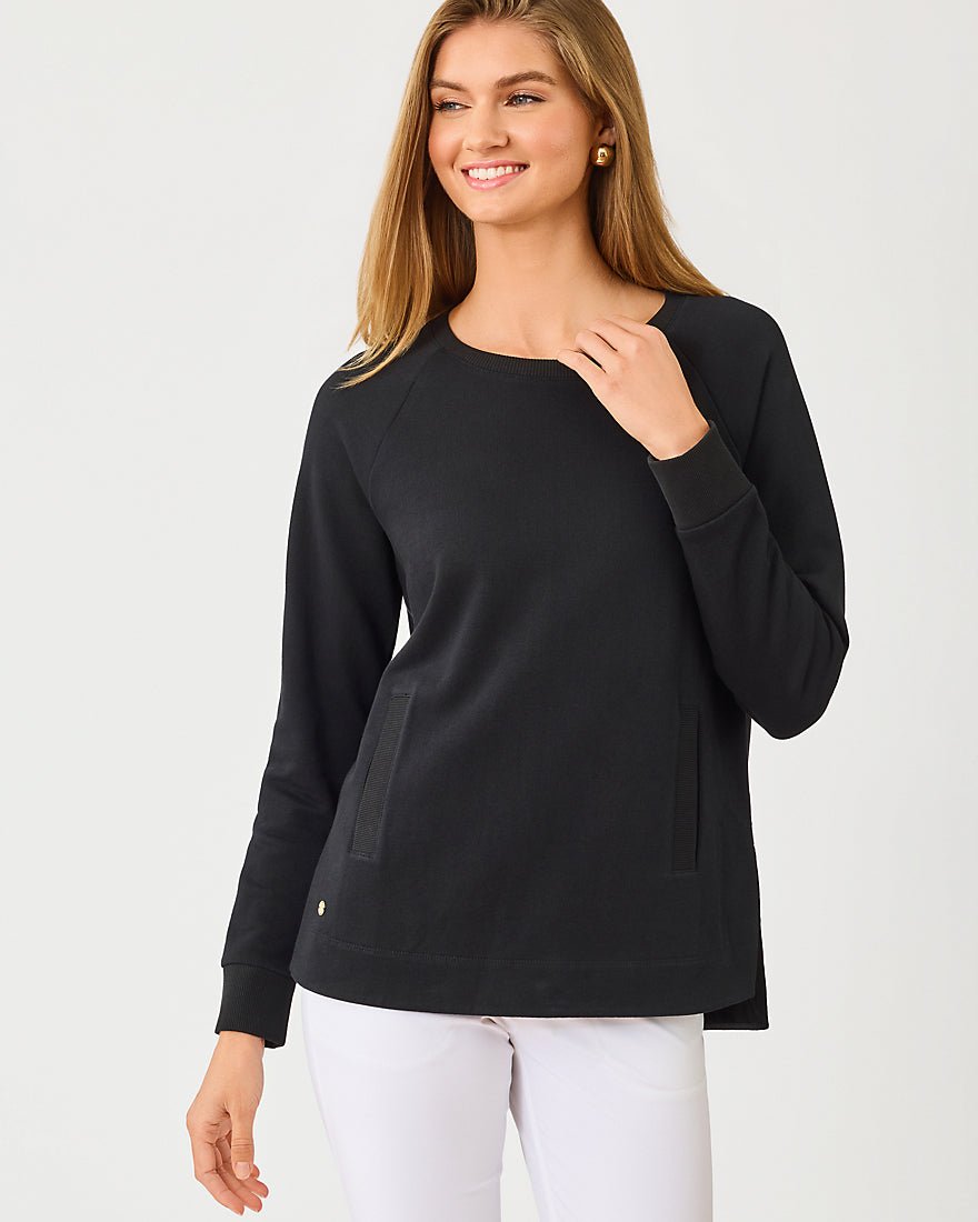Lilly Pulitzer - New Beach Comber Pullover - Noir