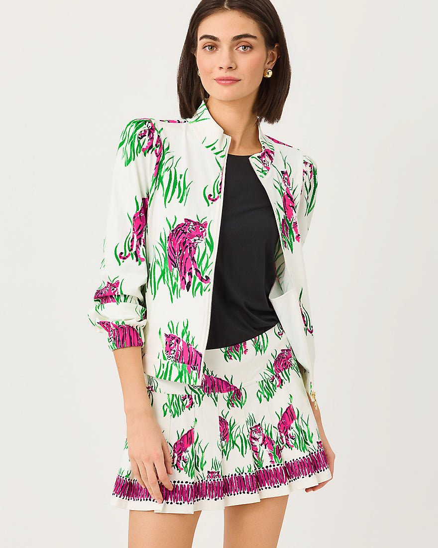 Lilly Pulitzer - Noelani Jacket Upf 50 Plus - Coconut Camouflage Catwalk