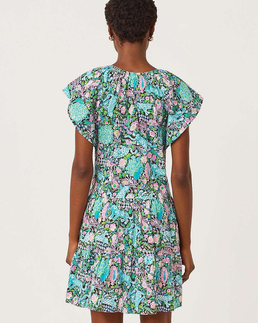 Lilly Pulitzer - Norella Linen Dress - Multi Royal Zoo