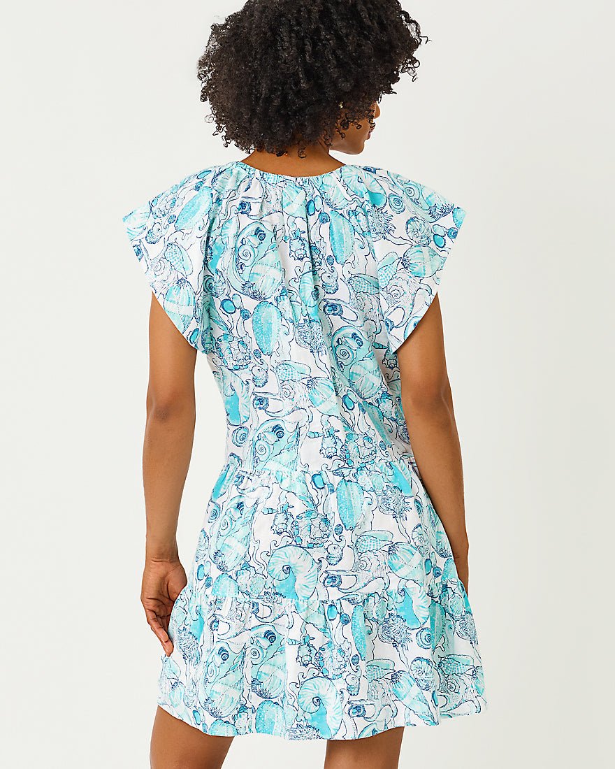 Lilly Pulitzer - Norella Linen Dress - Resort White Shell Shine