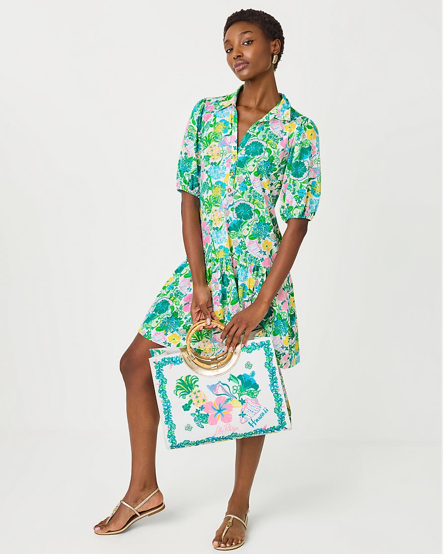 Lilly Pulitzer - Oasis Canvas Tote - Multi Hawaii Destination