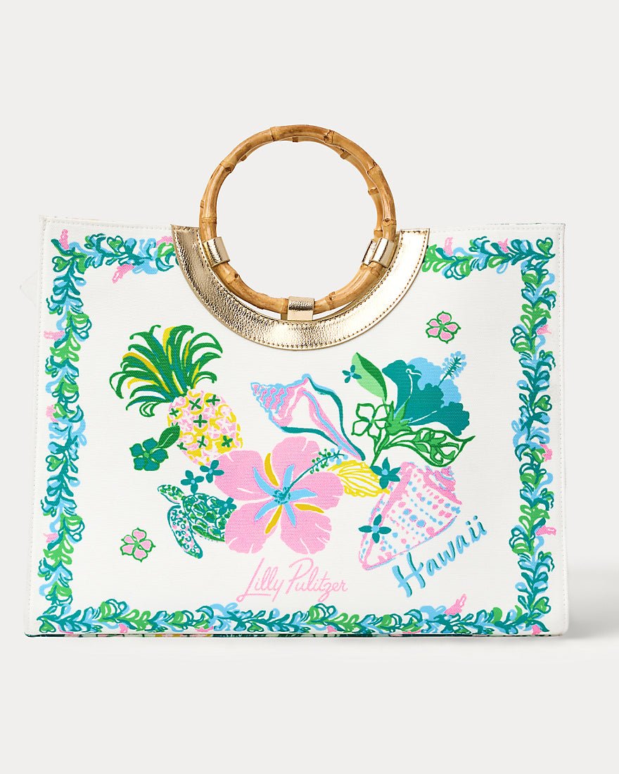Lilly Pulitzer - Oasis Canvas Tote - Multi Hawaii Destination