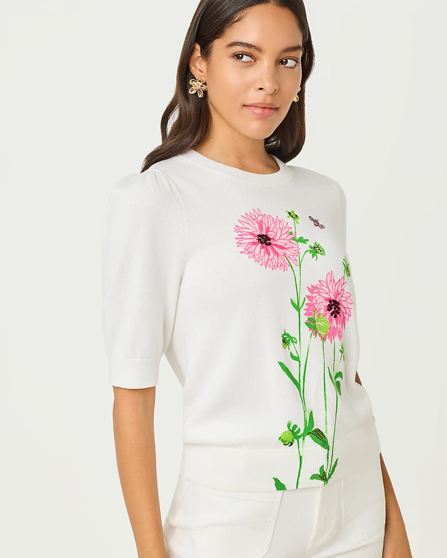 Lilly Pulitzer - Orton Sweater - Resort White Maryan
