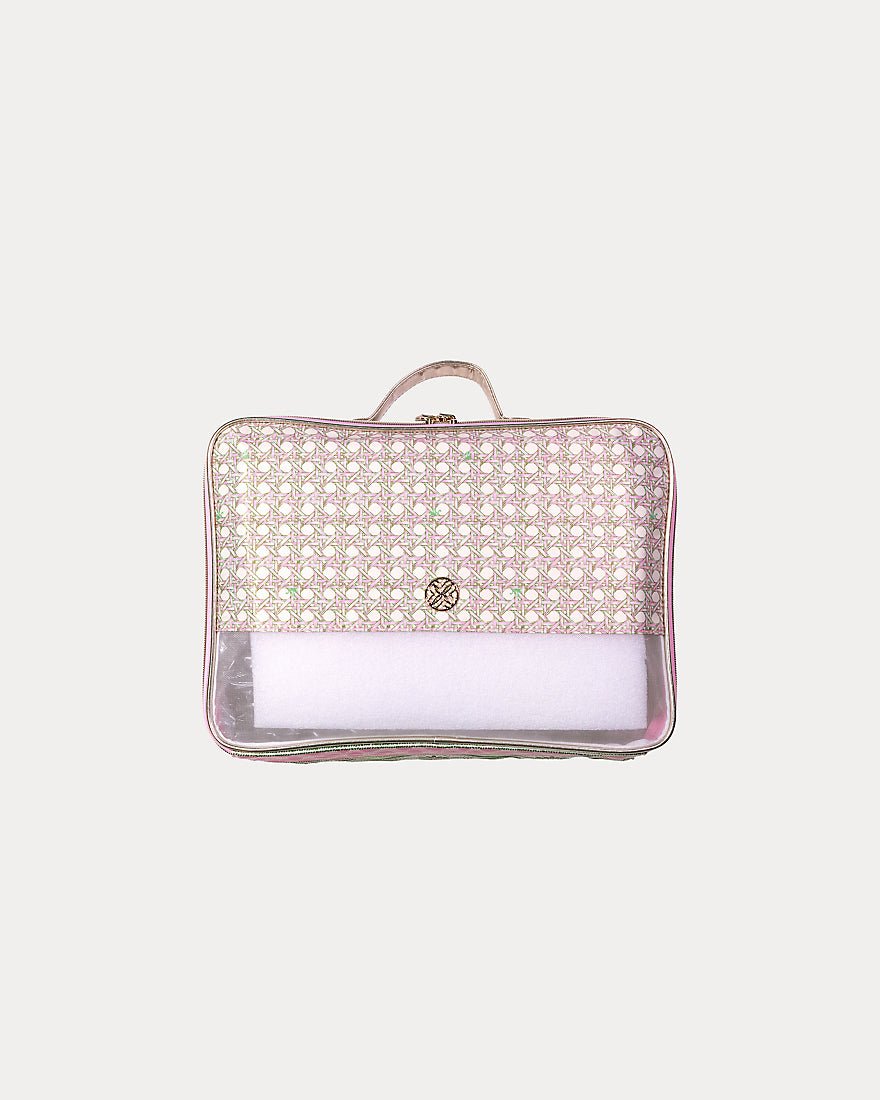 Lilly Pulitzer - Packing Cube Set - Oleander Pink Tropical Tiles