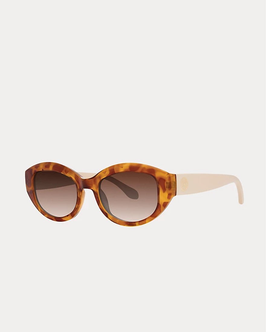 Lilly Pulitzer - Palm Drift Sunglasses - Cream Tortoise