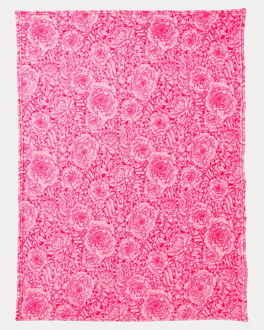 Lilly Pulitzer - Paradise Blanket - Pink Aster A Rose By Any Other Name