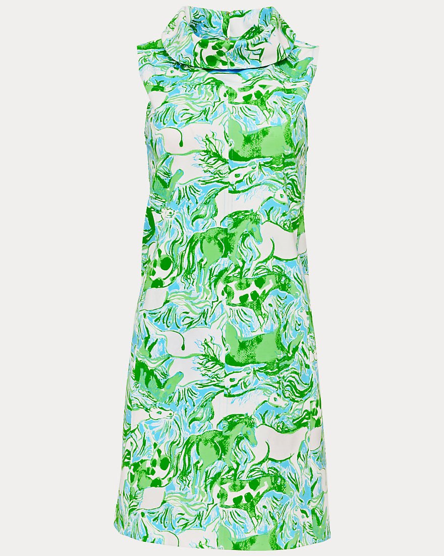Lilly Pulitzer - Payson Dress - Capri Blue Galloping Gals