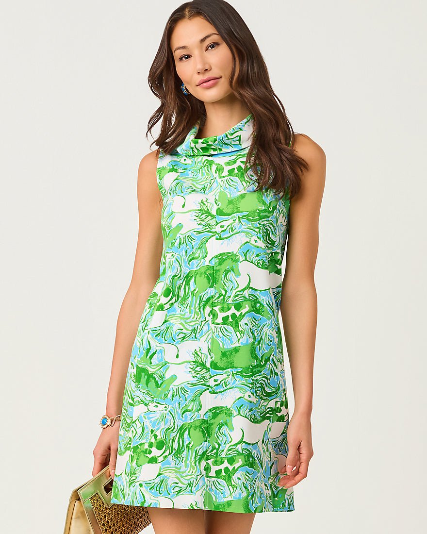 Lilly Pulitzer - Payson Dress - Capri Blue Galloping Gals