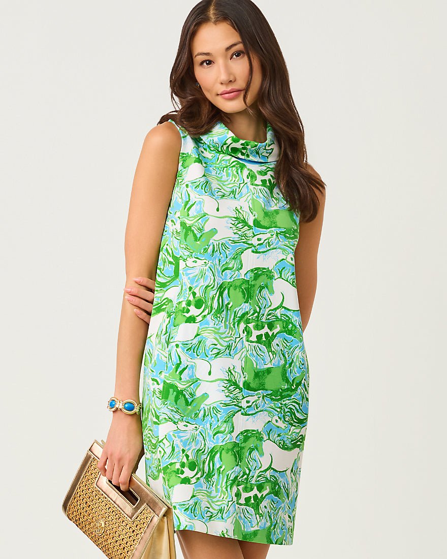 Lilly Pulitzer - Payson Dress - Capri Blue Galloping Gals