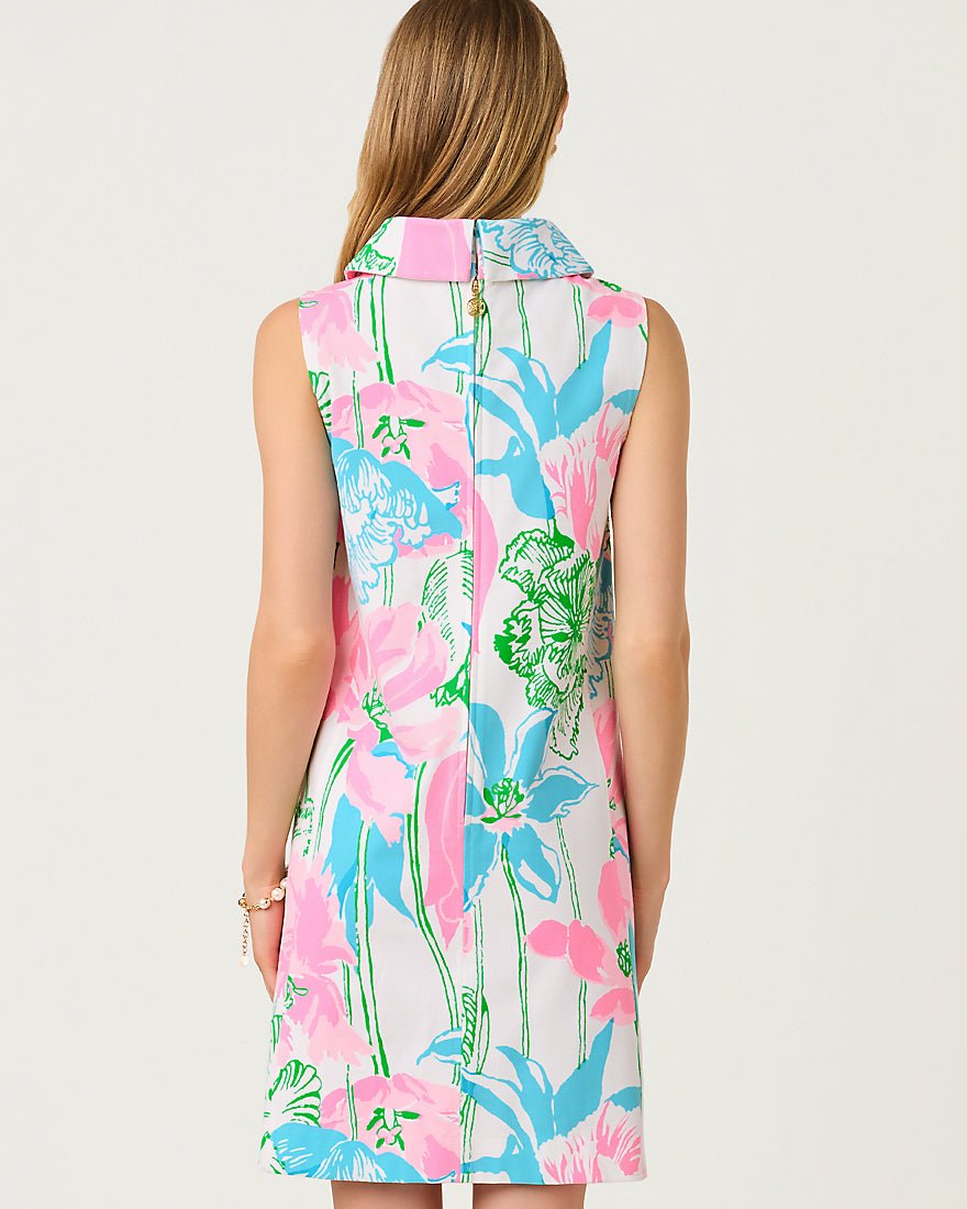 Lilly Pulitzer - Payson Dress - Resort White Oversized Viney Liney