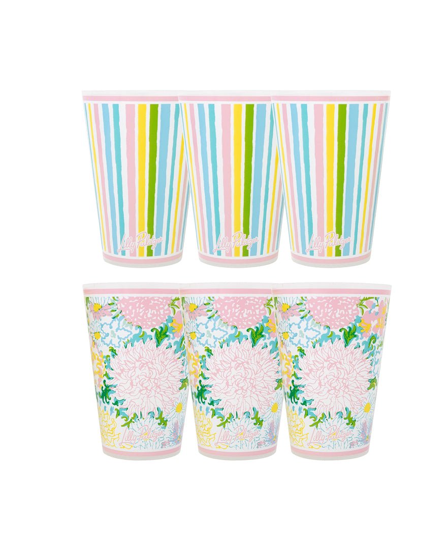 Lilly Pulitzer - Pool Cup Set - Lilly Garden Home