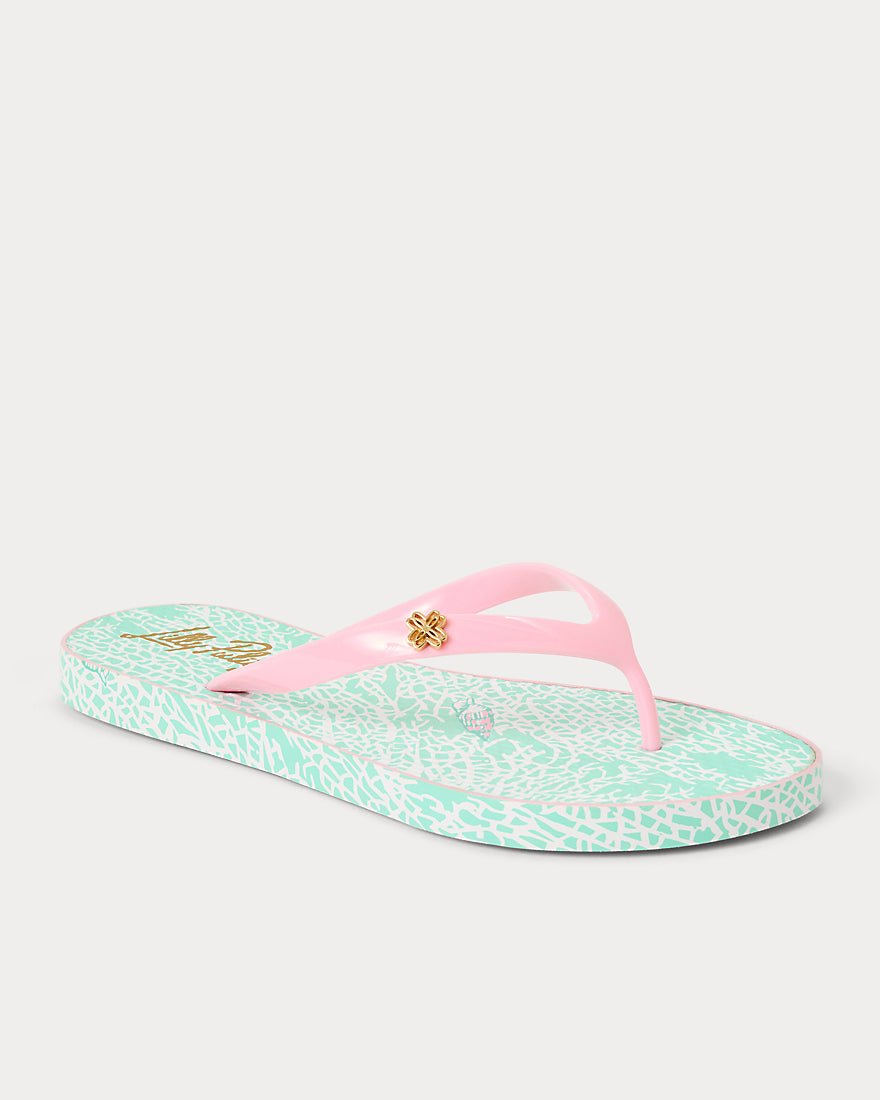 Lilly Pulitzer - Pool Flip Flop - Mint Condition Fantastical