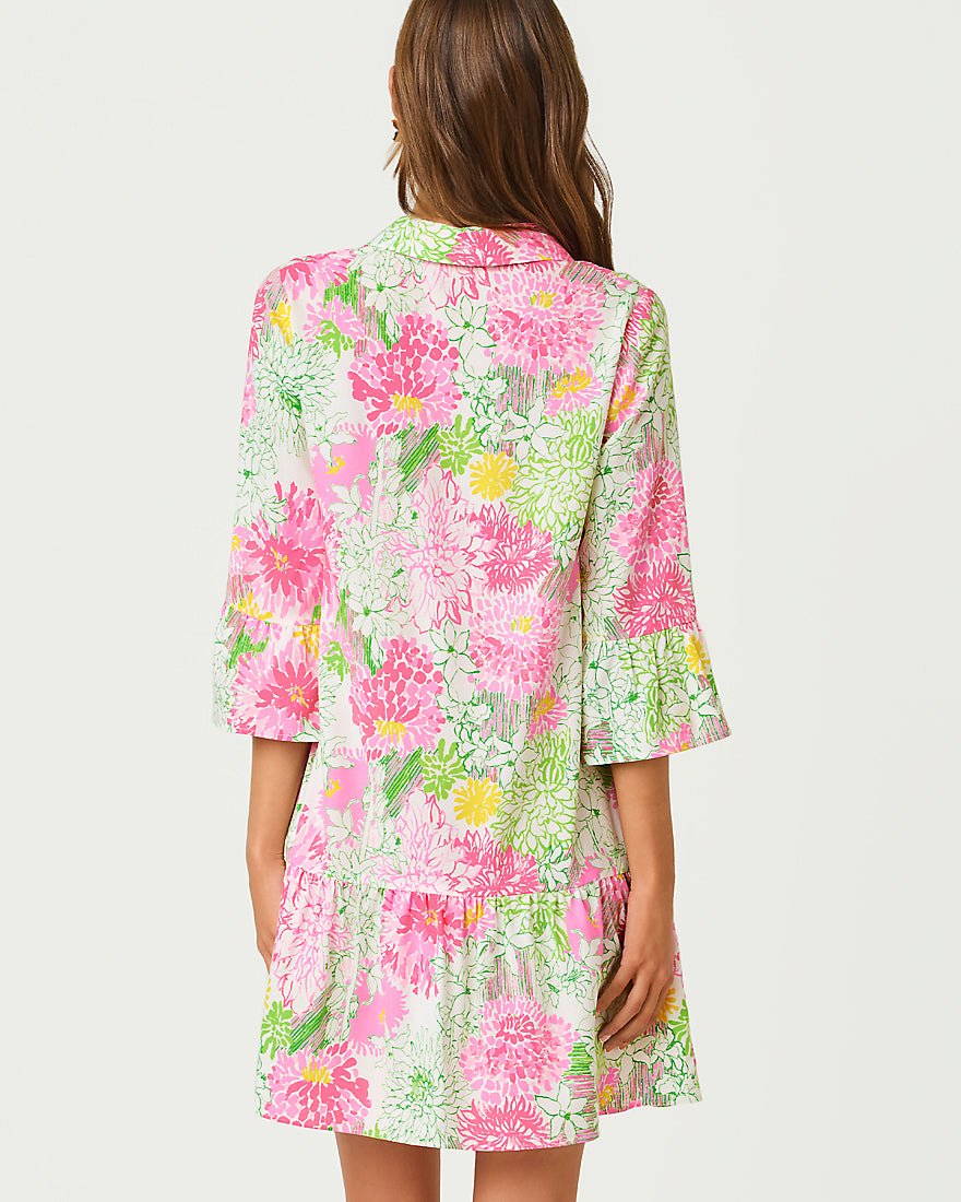 Lilly Pulitzer - Rayanna Tunic Dress - Resort White Mum Patch