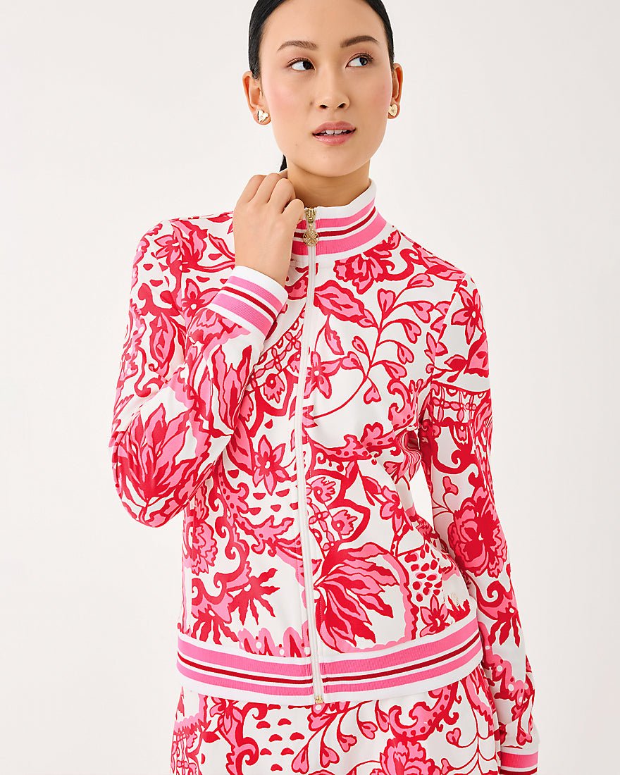Lilly Pulitzer - Regate Jacket Upf 50 Plus - Coconut Spicy Socialite