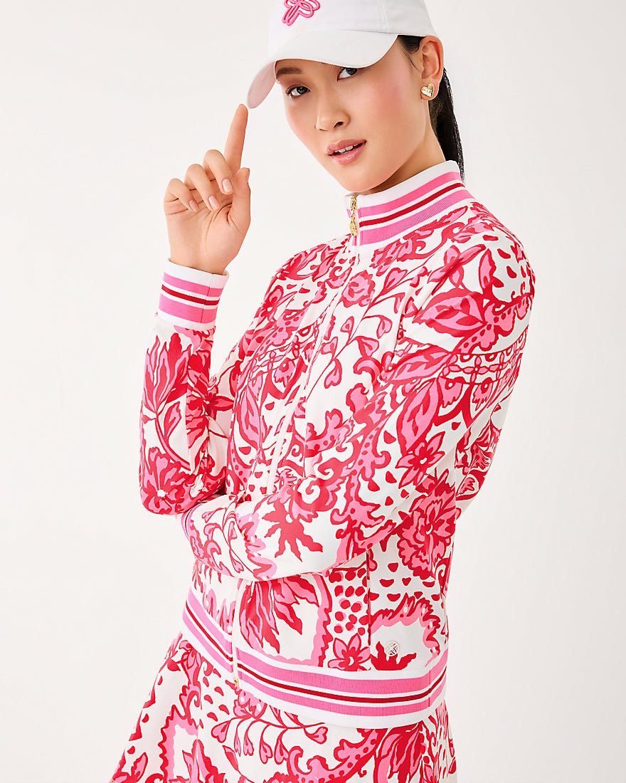 Lilly Pulitzer - Regate Jacket Upf 50 Plus - Coconut Spicy Socialite