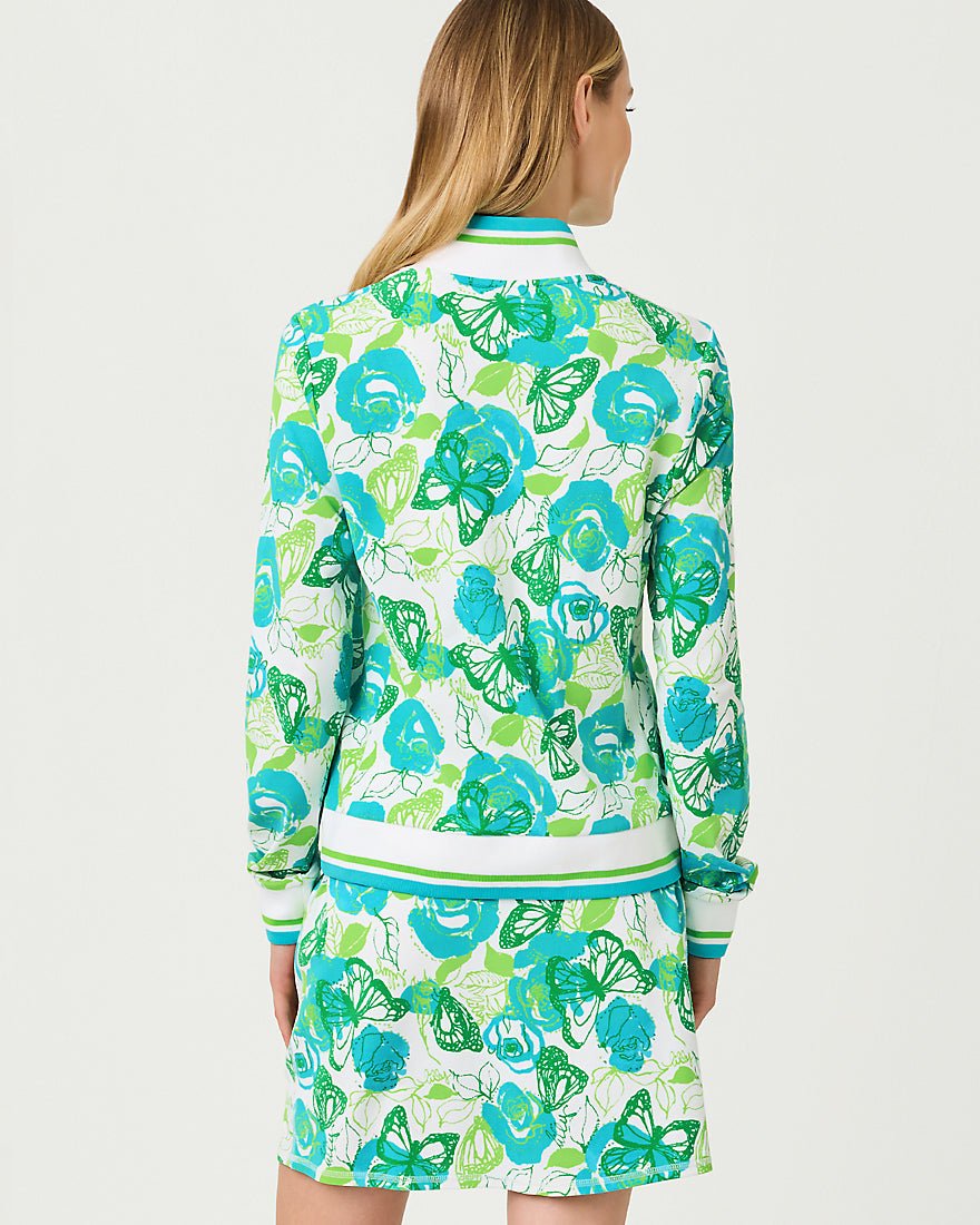 Lilly Pulitzer - Regate Jacket Upf 50 Plus - Resort White Monarch Rose