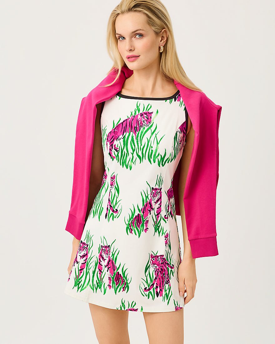Lilly Pulitzer - Ressi Active Dress Upf 50 Plus - Coconut Camouflage Catwalk