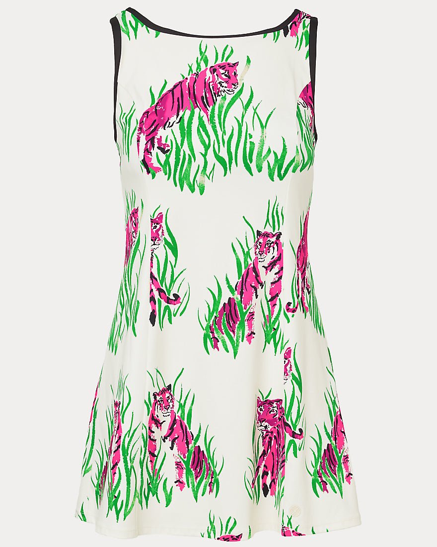 Lilly Pulitzer - Ressi Active Dress Upf 50 Plus - Coconut Camouflage Catwalk