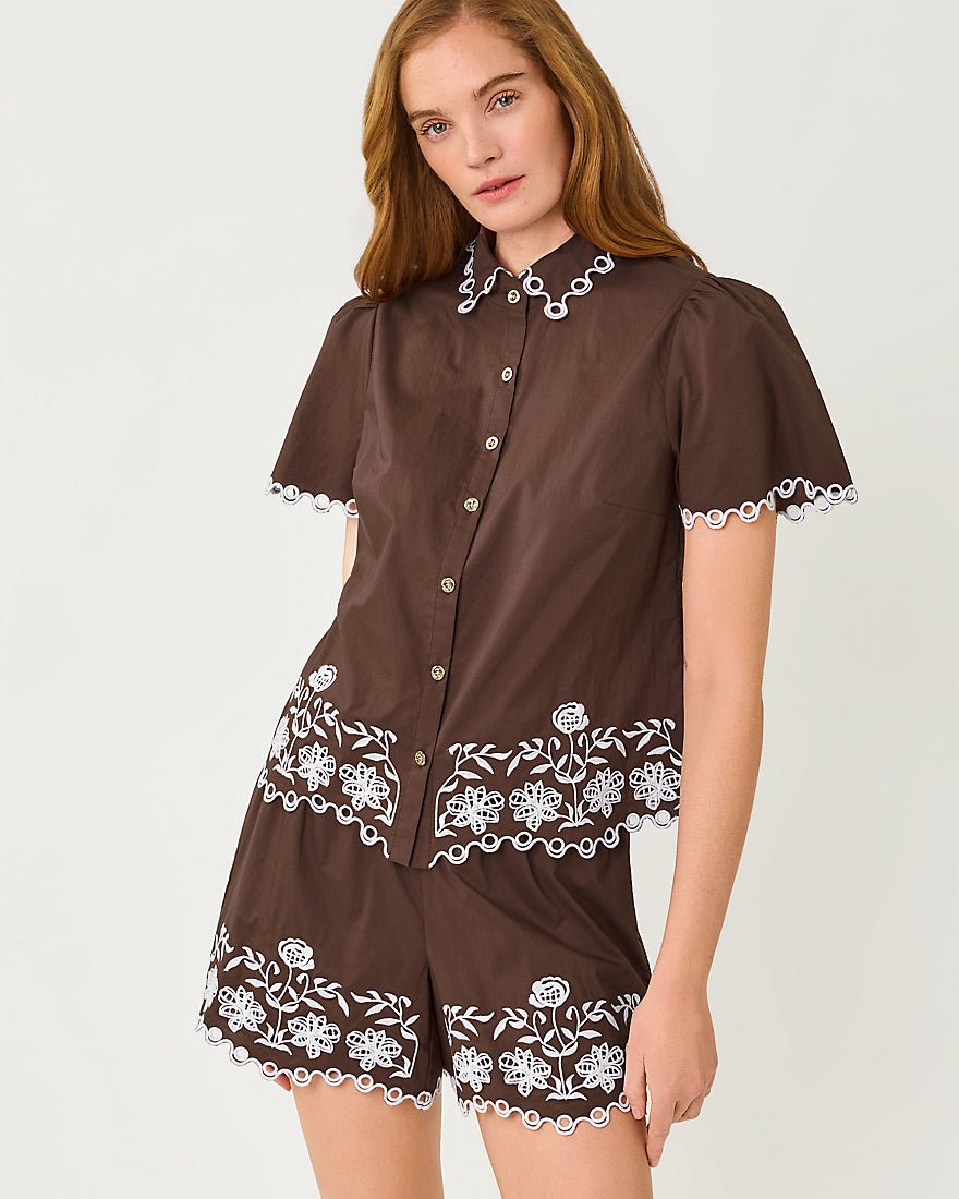 Lilly Pulitzer - Rikki Short Sleeve Top - Coco Beach Marni
