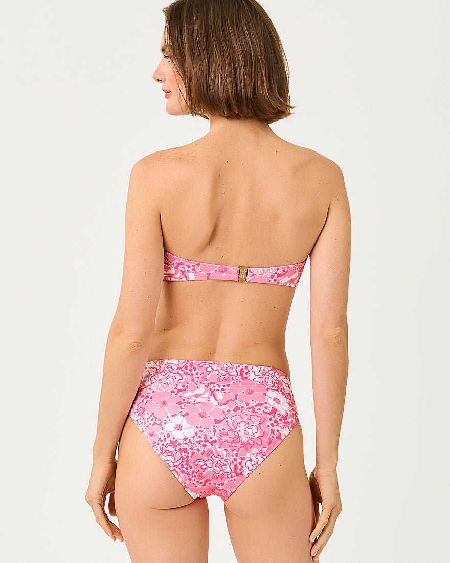 Lilly Pulitzer - Rior Hipster Bikini Bottom - Conch Shell Pink Burst Of Joy