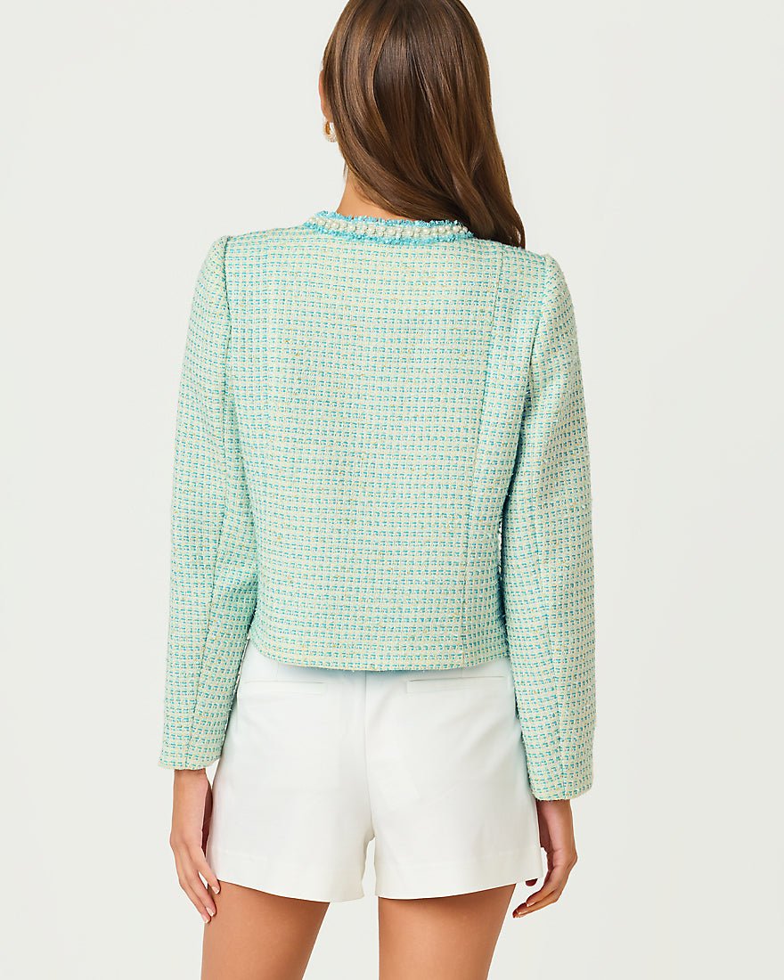 Lilly Pulitzer - Rohana Boucle Jacket - Capri Blue Fantasy Boucle