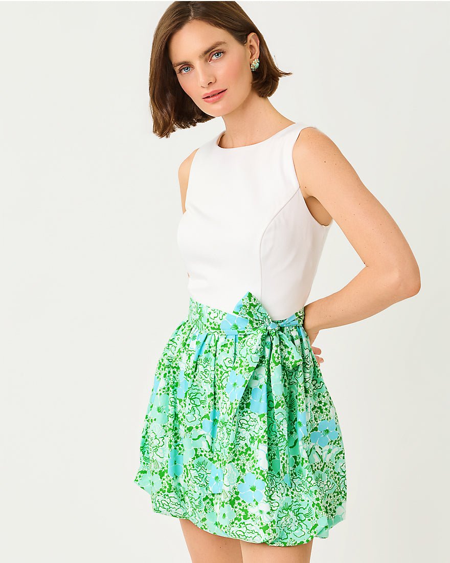 Lilly Pulitzer - Rosemary Skirted Romper - Mint Condition Burst Of Joy