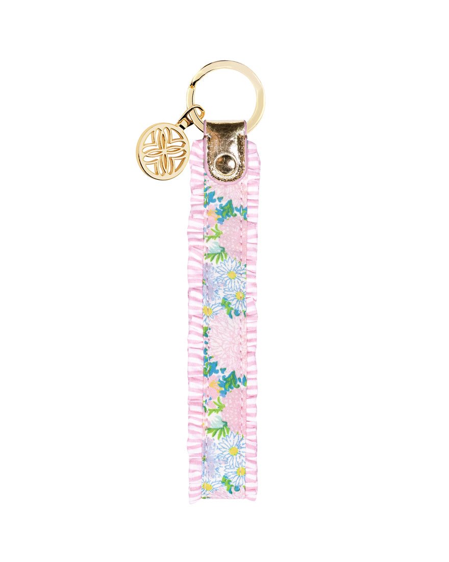 Lilly Pulitzer - Ruffle Strap Keychain - Lilly Garden Home