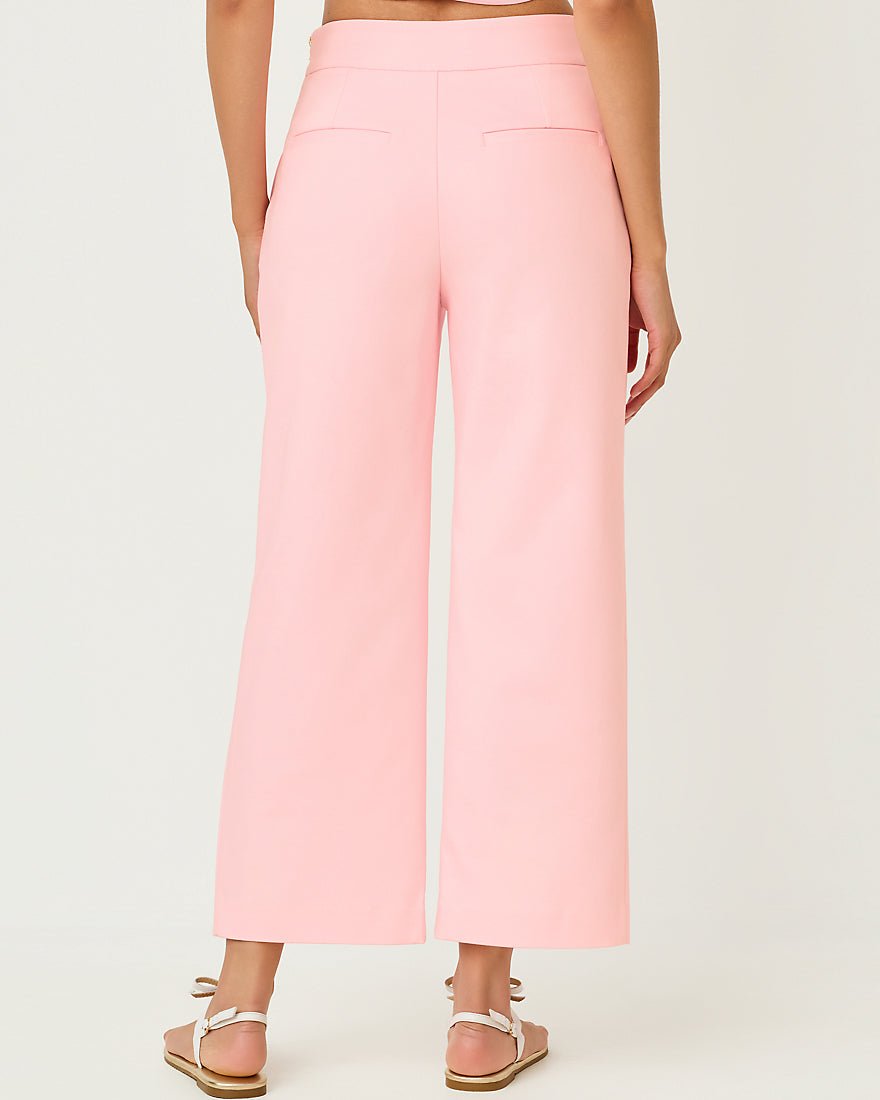 Lilly Pulitzer - Sarissa Crop Pant - Pink Muse