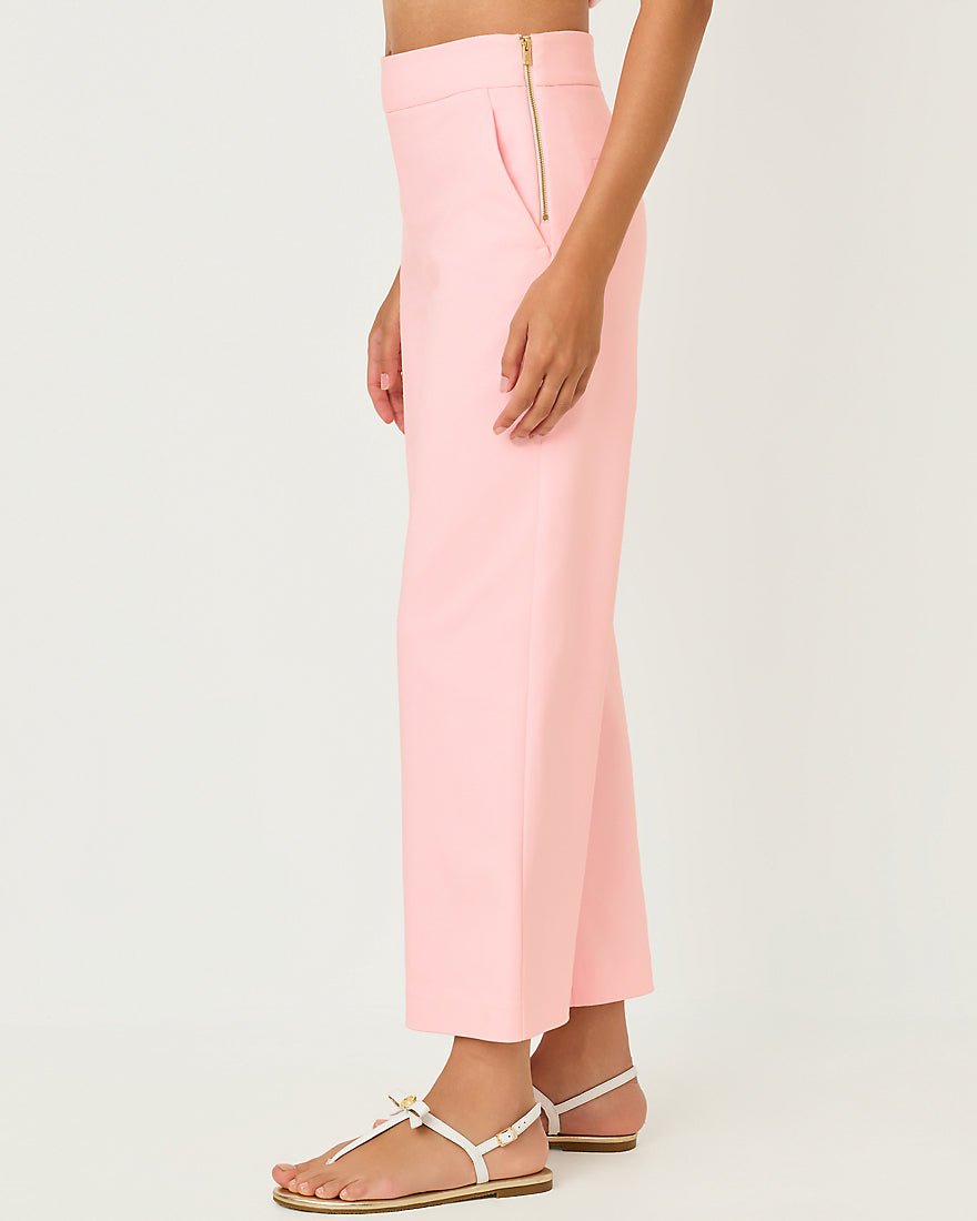 Lilly Pulitzer - Sarissa Crop Pant - Pink Muse