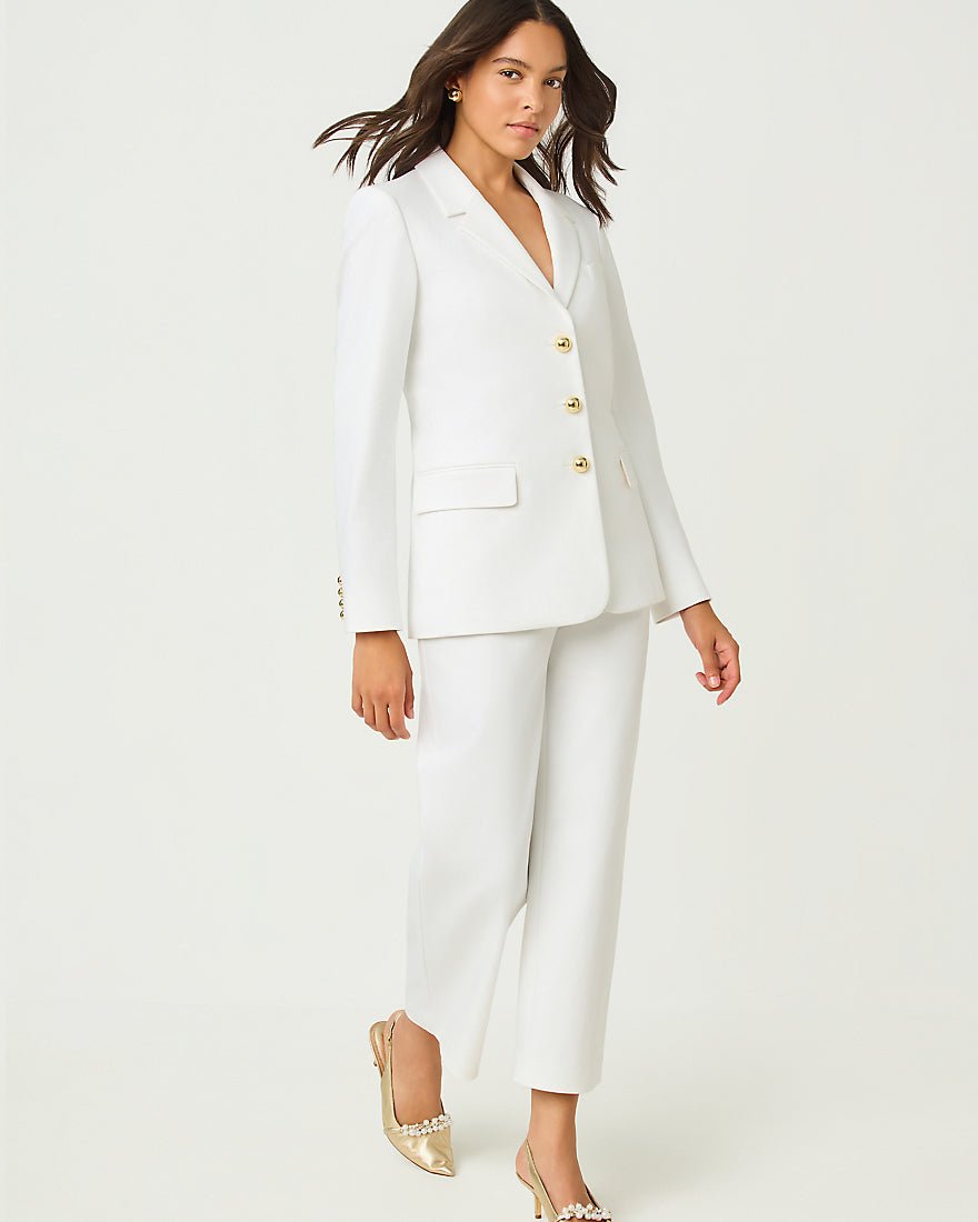 Lilly Pulitzer - Sarissa Crop Pant - Resort White