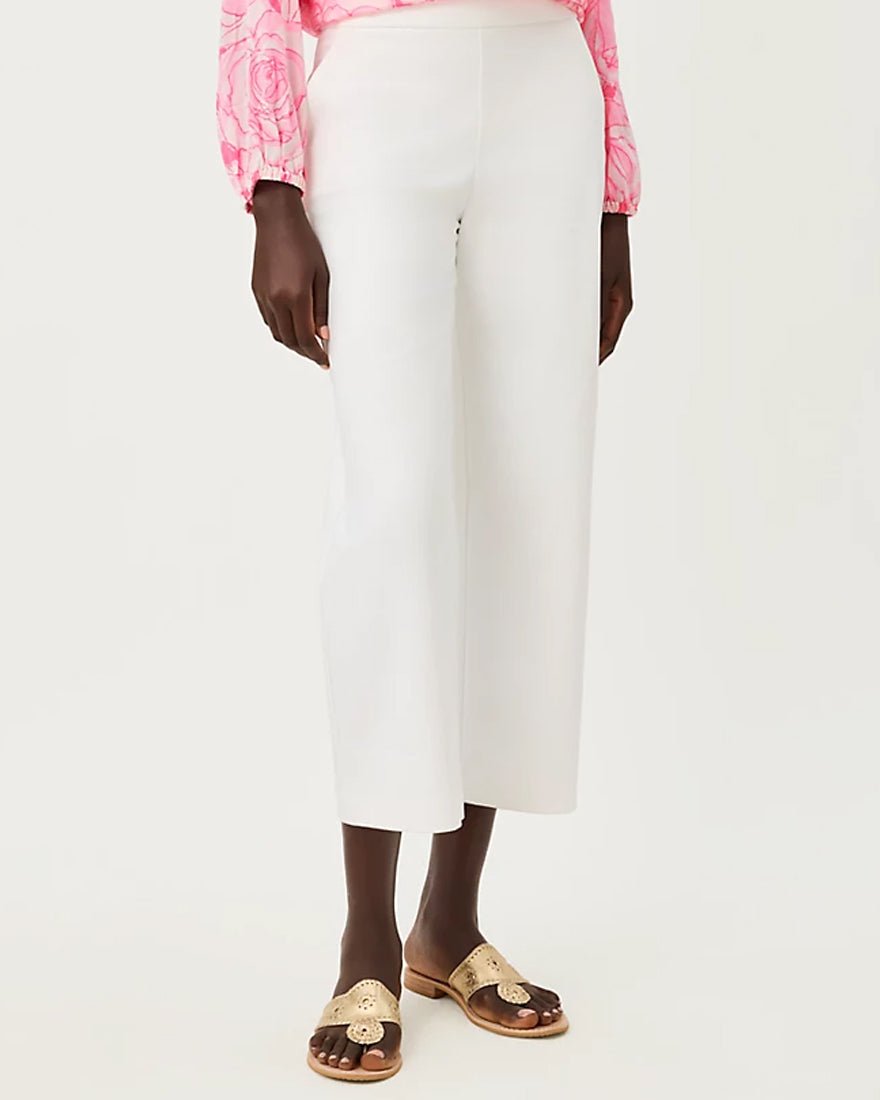 Lilly Pulitzer - Sarissa Crop Pant - Resort White