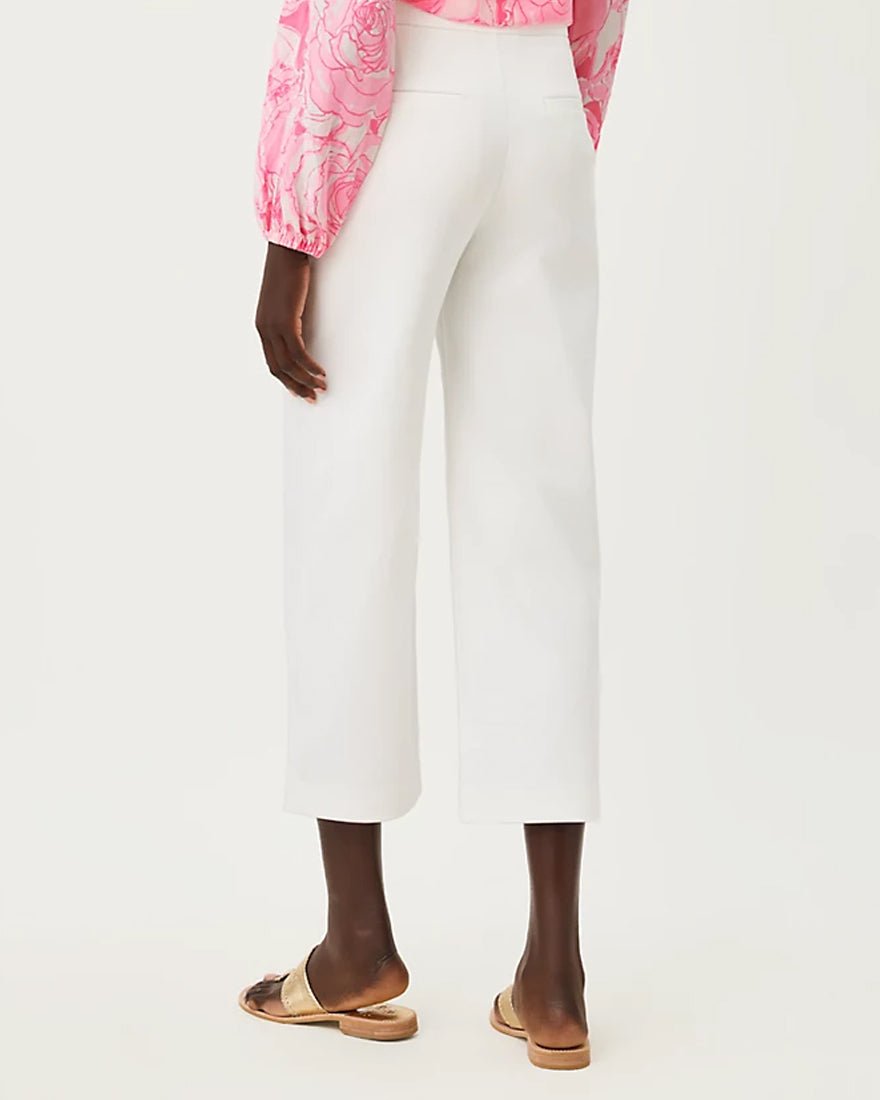 Lilly Pulitzer - Sarissa Crop Pant - Resort White