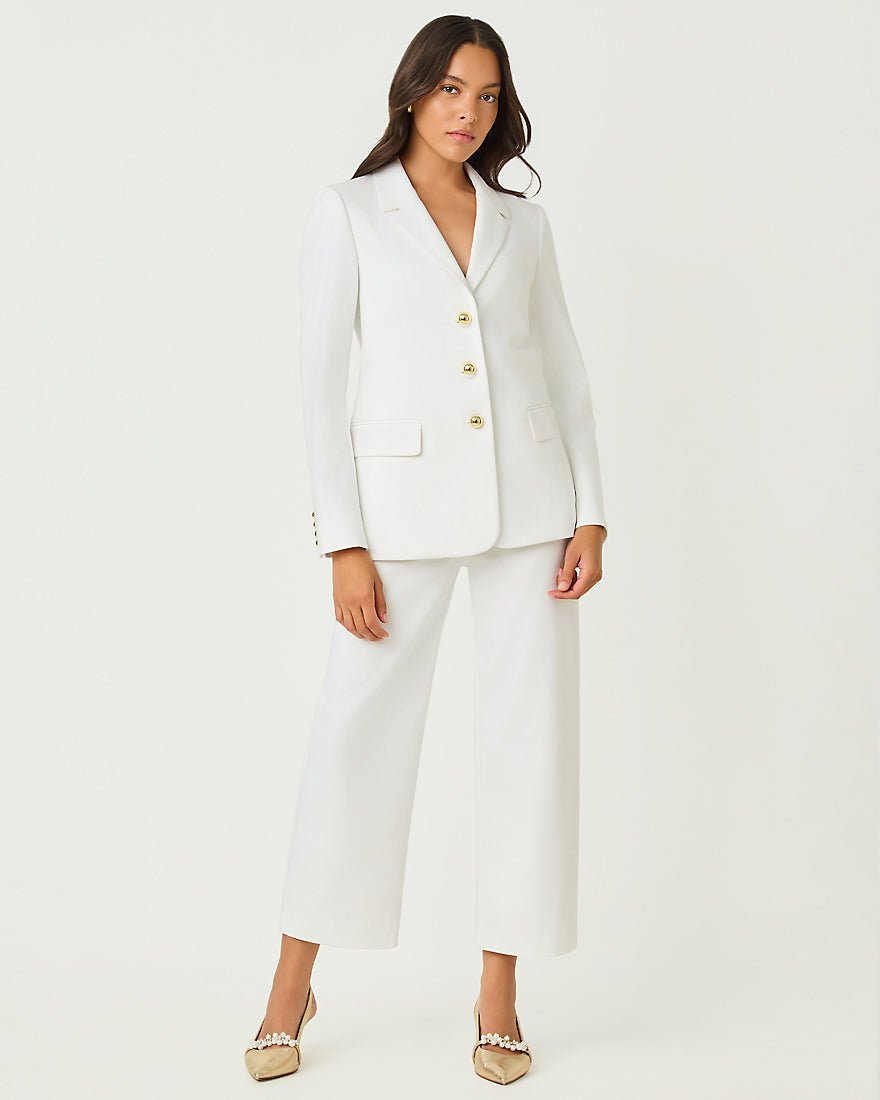 Lilly Pulitzer - Sarissa Crop Pant - Resort White