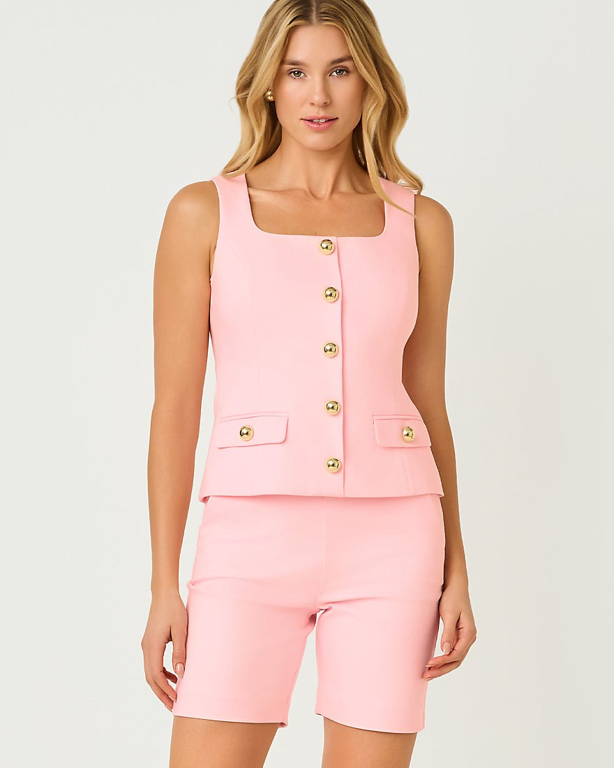 Lilly Pulitzer - Sarissa Stretch 7 Inch Short - Pink Muse